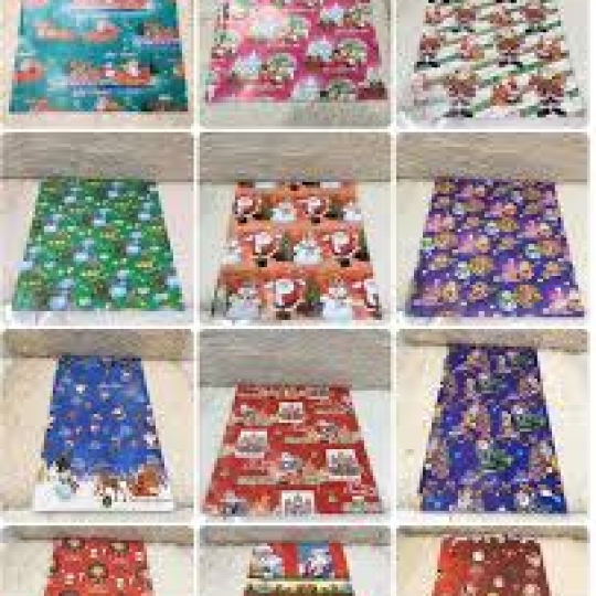 Giấy gói quà Giáng Sinh